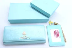 サマンサタバサ プチチョイス 財布 パスケース 2点セット アリエル ブランド まとめて レディース ブルー Samantha Thavasa 【中古】