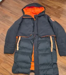 アディダス ダウンジャケット ロング丈 S