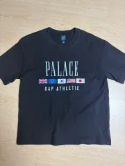 PALACE GAP ヘビー ジャージ Tシャツ ブラックS