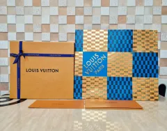 デパート正規品 Louis Vuitton ボックス+お買い物バッグ+リボン フルセット Louis Vuitton バッグ Louis Vuitton