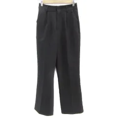 ティップトップ tiptop フレアパンツ アンクル丈 M ブラック 黒 /YM12