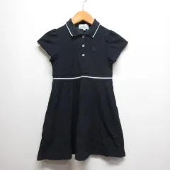 クミキョク 組曲 KUMIKYOKU 子供服 半袖 ポロシャツ ワンピース 120 ネイビー
