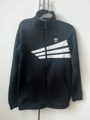 アディダス オリジナル フレイム 斜めボーダー POINT ジャージ ジップアップ adidas