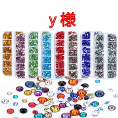 【y 様】　高分子ストーン　ミルキーストーン　デコストーン　デコうちわ　ラインストーン