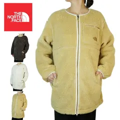 ノースフェイスTHE NORTH FACEレディース コートW EXTREME PILE COATウィメンズ エクストリーム パイル コートカーキストーン ガーデニアホワイト コールブラウンベージュ 白 茶 アウター 上着 女性用 ノーカラー ミドル丈ジャケッ