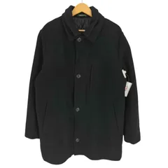 ローレンラルフローレン LAUREN RALPH LAUREN 80-90S カシミヤ混 ウール ハーフ ステンカラーコート  裏地 キルト メンズ US：40 