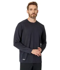 アンダーアーマー メンズ トップス シャツ Under Armour UA Tac Tech Long Sleeve Tee Dark Navy Blue ネイビー