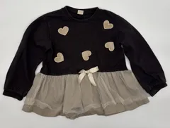 【新入荷!!】☆セット割対応☆ プティマイン キッズ 長袖 チュニック 120cm （1664）