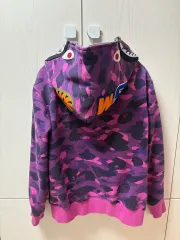 A BATHING APE エイプジップパーカーSサイズpurple確実正規品 A BATHING APE エイプジップパーカーSサイズpurple確実正規品