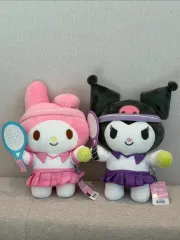 マイメロディ クロミ テニス 中型 ぬいぐるみ 2体 セット 新品