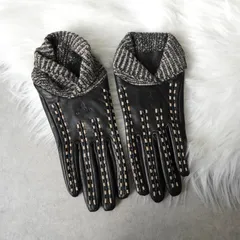 ヴィヴィアン ウエストウッド オーブ レザー グローブ 手袋 ブラック レディース