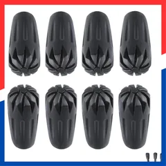 【数量限定】ラバーキャップ 8個 ラバーキャップ トレッキングポール キャップ トレッキングポール セット ハイキング交換用 ノンスリップ ゴム製 バスケット登山 滑り止め 先端保護 ウォーキングポール 汎用 内径11mm LUYING 13mm