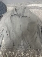 スウェード グレー ジャケット 出品