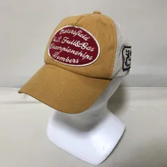 D653　OLDMAN'S オールドマンズ メッシュ キャップ 帽子 58cm　マスタード