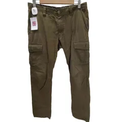 バーバリーブラックレーベル BURBERRY BLACK LABEL 00S 内側 ノバチェック コットン ダブルニー カーゴ パンツ Y2K メンズ  W82