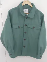 ◇ notch. ノッチ オーバーサイズ ビッグシルエット 長袖 ジャケット サイズM グリーン レディース  【1205170002802】