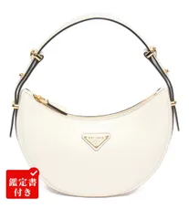美品 プラダ 2WAYハンドバッグ ショルダーバッグ 肩掛け アーケ スモール レザー ショルダーバッグ 1BC194 レディース PRADA