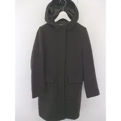 ■ A day in the life UNITED ARROWS 長袖 ジップアップ コート サイズ38 ダークブラウン レディース  【中古】 【1205260004440】