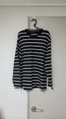 ユニクロ 長袖Tシャツ ブラック XL