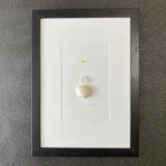 シーグラスアート　『月夜の煌めき』　ハンドメイド雑貨　北欧　日常の癒し