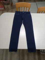 30 DESIGN UNITED ストレッチ スリムストレートジーンズ インディゴデニム 30-173