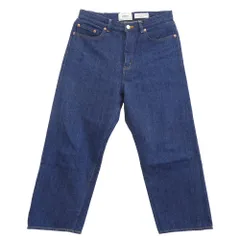 YAECA ヤエカ 19-13WW WIDE CROPPED DENIM ワイドクロップド デニム パンツ インディゴブルー系 32【中古】のサムネイル