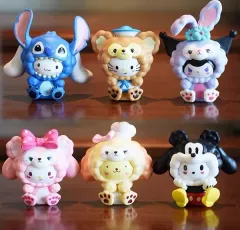 ディズニー Sanrio コラボ フィギュア 未開封 6種 SET セット まとめ 出品