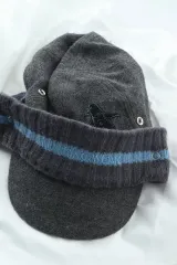 W(F) マンシングウェア 帽子 フライトキャップ 防寒 ニット 冬用 ゴルフ -27A1