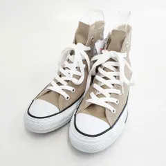 CONVERSE 新品 オールスター ハイカット 25cm スニーカー ベージュ レディース コンバース【中古】5-1217G◎