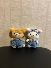 リラックマ コリラックマ デニム キーホルダー ぬいぐるみ セット