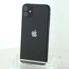 〔中古品〕 iPhone11 64GB ブラック MWLT2J／A SIMフリー【258】
