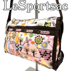 レスポートサック LeSportsac ショルダーバッグ ナイロン ピンク 総柄 プリント かわいい 軽量 コンパクト ミニバッグ 斜め掛け クロスボディ デイリー お出かけ 旅行 サブバッグ レディース