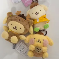 ポムポムプリン まとめ ぬいぐるみ キーホルダー