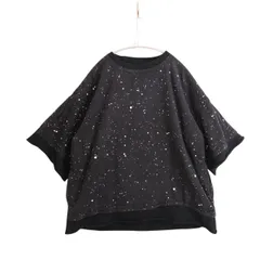 【中古A】MINEDENIM マインデニム 1 メンズ 半袖スウェット Paint S/S Sweatshirt 1809-4002-97-012 黒 中古A 古着のサムネイル