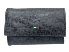 TOMMY HILFIGER (トミーヒルフィガー) キーケース レザー 6連 31TL170006-001 ブラック メンズ/045