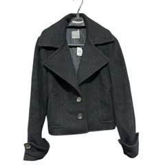 ZK6  プレミスフォーセオリーリュクス （PREMIS FOR theory luxe） ショートコート ジャケット 黒 ブラック レディース 38サイズ