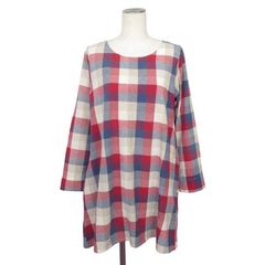 ヒロコビス HIROKO BIS コート 薄手 ミドル丈 9 紺系 ネイビー ジップ