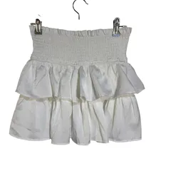 B072 PHILLY フィリー スカートパンツズボン カジュアル ホワイト 白 子供服 ガールズ 女の子 F