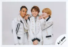 【中古】生写真(ジャニーズ) Aぇ! group/正門良規・末澤誠也・草間リチャード敬太/横型・上半身/Aぇ! group ISLAND TV プロフィール写真撮影オフショット 第1弾/公式生写真