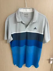 アディダス climacool ストライプ ポロTシャツ