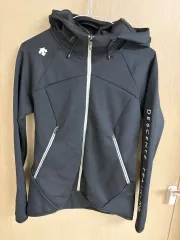 デサント トレーナー ジップアップ ブラック