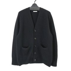 cash&barba モンゴリアンカシミヤ エルボーパッチカーディガン