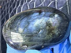 在庫処分」約:288mm 1985g 超綺麗☆オブシディアン六角柱B85Z2/179Z20C