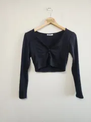 レディース 55/S) ザラ クロップド ボレロ カーディガン