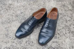 【限定カラー】クロケットアンドジョーンズ コノート BEAUTY&YOUTH別注 ストレート 内羽根 紺 ネイビー UK7 / 25.5cm【W3452】Crockett&Jones Connaughtのサムネイル