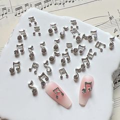 Chinese Style Nail Art Decorations, Mixed Musical Symbols, 30-Piece Set, JA017 0