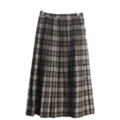 ウール CHECK スカート(ヴィンテージ)