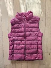 UNIQLO ユニクロ ワイン色 レディース ダウン ベスト S