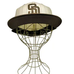 ニューエラ NEW ERA 59FIFTY MLB オンフィールド チーム SD ロゴ 刺繍 ピンストライプ 6パネル キャップ メンズ  72/1 59.6cm