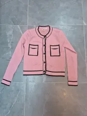 バイカラーピンク カーディガン 新品